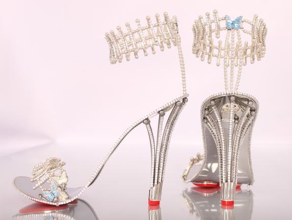chaussure Beyoncé or diamant 2